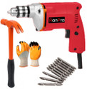 RanPra 10MM DRILL MACHINE WITH 10PCS SCREWDRIVER