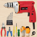 RanPra 10MM POWER DRILL MACHINE WITH 5PCS