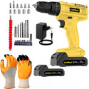 RanPra 21 VOLT CORDLESS DRILL MACHINE HEAVY DUTY ( DOUBLE BATTERY ) Cordless Drill (10 mm Chuck Size)