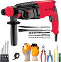 RanPra 26MM ROTARY HAMMER DRILL WITH HANDTOOL
