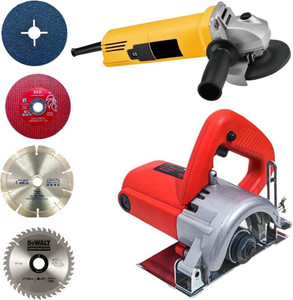 ranpra 4 inch marble cutter and 4 inch angle grinder with 4 pcs grinding cutting blade marble cutter