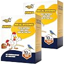 RANZ 20LBS Non-GMO Dried Mealworms for Chickens, High Protein Meal Worms, Premium Chicken Feed, Whole Large Mealworms for Blue Birds, Ducks, Fish