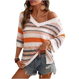 Rapbin Womens Crochet V Neck Beach Cover