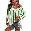 Rapbin Women39s Crochet V Neck Beach Cover