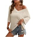 Rapbin Women39s Crochet V Neck Beach Cover