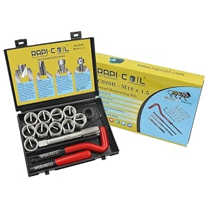 m2 x 04 thread repair kit stainless steel helicoil insert 304 high-speed steel