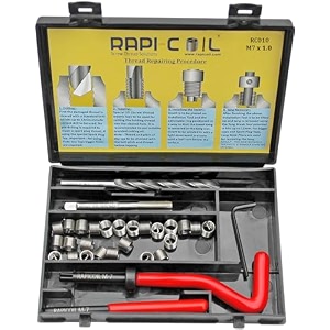 m7 x 10 thread repair kit stainless steel helicoil insert 304 high-speed steel