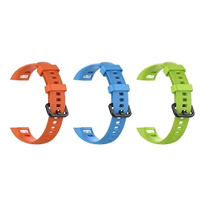rapidotzz smart watch strap for huawei honor band 4 and 5 orange green blue