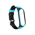 Rapidotzz Mi Band Straps - Pack of 1 (Blue, Unisex) | Removable Straps ONLY for MI Band 3 and 4 | MultiColour | Free Size | Only Straps | Easy to Maintain | Removable Straps for MI Smartwatch