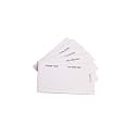 RRLFCSM01 LF 125 KHz ISO 10536 TK4100 Clamshell Thick Plain White RFID Smart Cards - Pack of 10