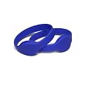 RRHFWB02 13.56 MHz ISO14443A MIFARE FM1108 Compatible HF Silicone RFID Wrist Band (Blue, RRHFWB02, Pack of 50)