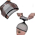Flexible Breathable Free-size Hair Mesh Net Cap for Wig 2 pcs (15525)