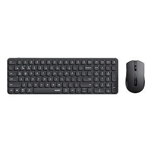 rapoo 9350s multi device wlbt keyboard mouse combo rechargeable black