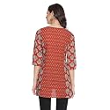 Rapsodia Women39s Red amp Blue Sanganeri Block