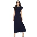 Rare London Women39s Polyester A-Line Maxi Casual