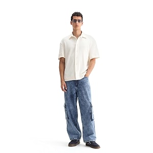 Rare Rabbit Baggy Plain Jeans