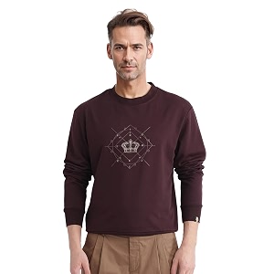 Rare Rabbit Boxy fit Graphic Print Sweatshirt