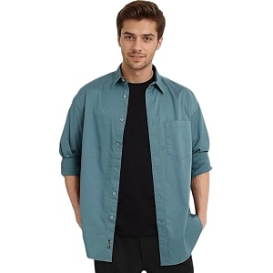 Rare Rabbit Boxy fit Plain Shirt