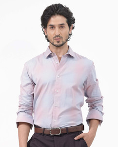 RARE RABBIT Men Regular Fit Checkered Formal