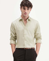 RARE RABBIT Men Solid Casual Green Shirt
