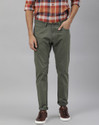 RARE RABBIT Men Slim Fit Green Cotton