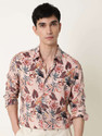 RARE RABBIT Men Slim Fit Printed Casual