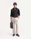 RARE RABBIT Men Solid Casual Black Shirt