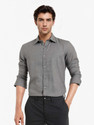 RARE RABBIT Men Solid Casual Black Shirt