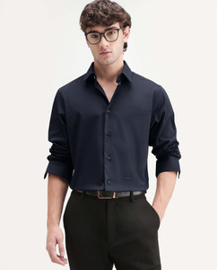 RARE RABBIT Men Solid Casual Dark Blue