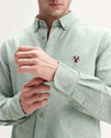 RARE RABBIT Men Solid Casual Green Shirt