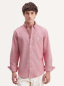 RARE RABBIT Men Solid Casual Pink Shirt