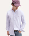 RARE RABBIT Men Solid Casual Purple Shirt