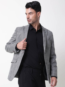 RARE RABBIT Men Solid Single Breasted Formal