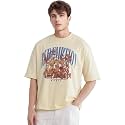 Rare Rabbit Oversized hd Print t-Shirt