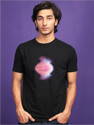 RARE RABBIT Printed Men Round Neck Black