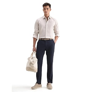 Rare Rabbit Regular fit Checked Trouser
