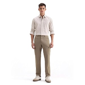 Rare Rabbit Regular fit Plain Trouser