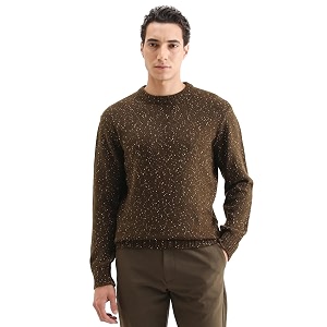 Rare Rabbit Regular fit Speckled Print Sweater