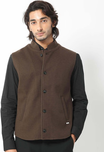 RARE RABBIT Sleeveless Solid Men Jacket