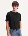 RARE RABBIT Solid Men Crew Neck Black