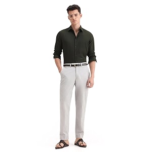 Rare Rabbit Straight fit Striped Trouser