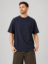 BE RARE Solid Men Round Neck Black