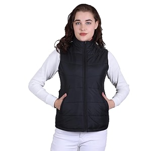 RARE TIMES Womens Sleeveless Puffer Jacket