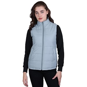 RARE TIMES Womens Sleeveless Puffer Jacket