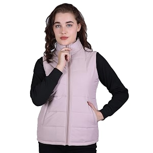 RARE TIMES Womens Sleeveless Puffer Jacket