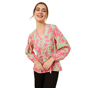 Rare Womens Polka Dots Regular Fit Blouse