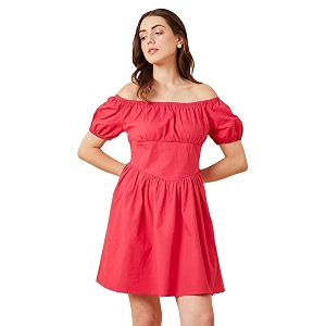 Rare Womens Cotton Fit and Flare Above
