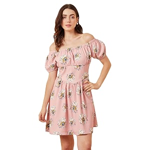 rare women39s cotton fit and flare above the knee dress