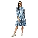 Rare Women39s Polyester Fit and Flare Knee-Length