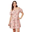 Rare Women's Cotton Fit and Flare Above The Knee Dress